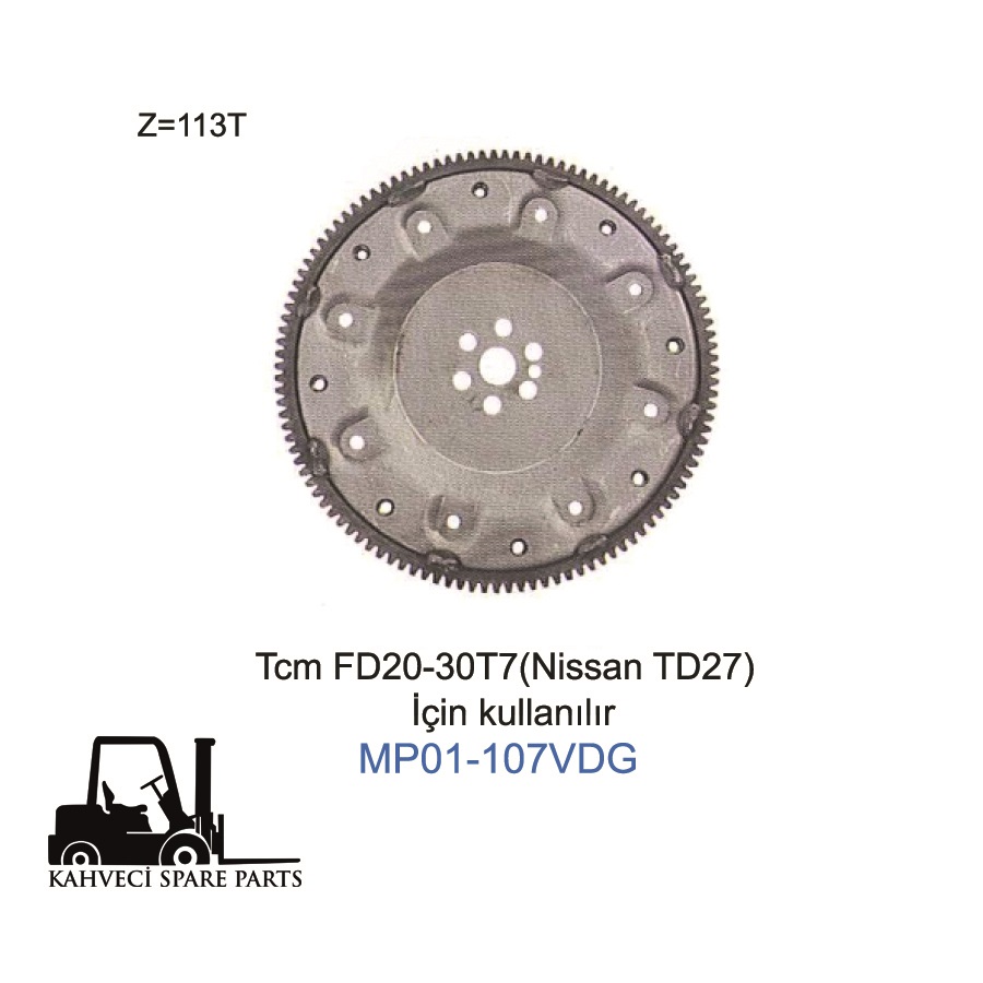 MP01-107VDG - Volan Dişli