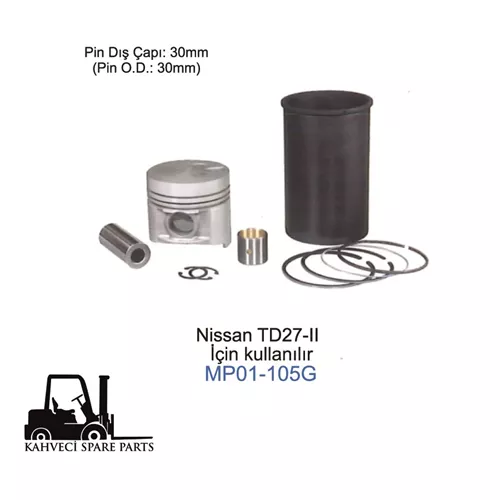 MP01-105G - Silindir Gömlek Set