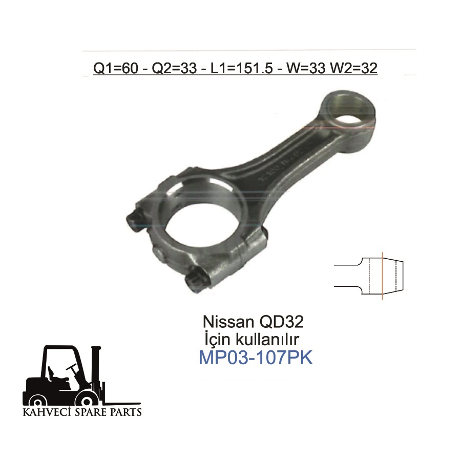 MP03-107PK - Piston Kol