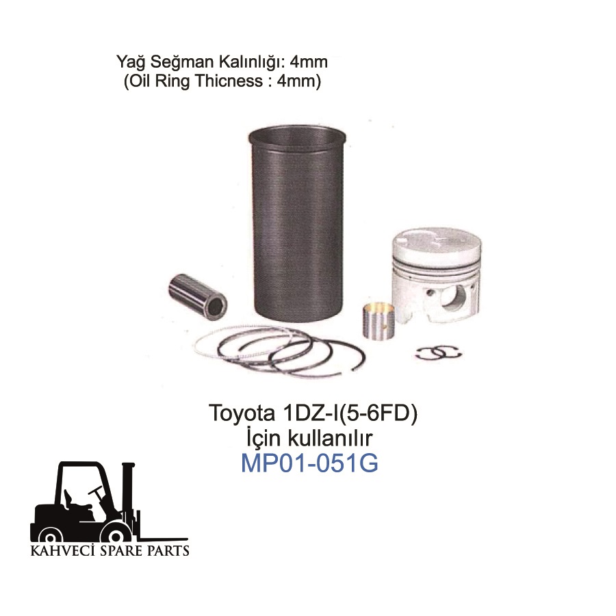 MP01-051G - Silindir Gömlek Set