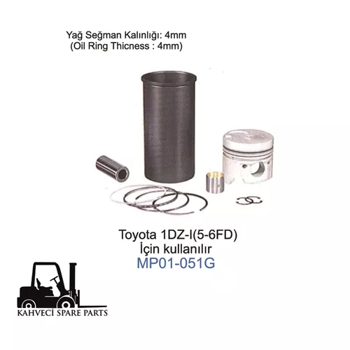 MP01-051G - Silindir Gömlek Set