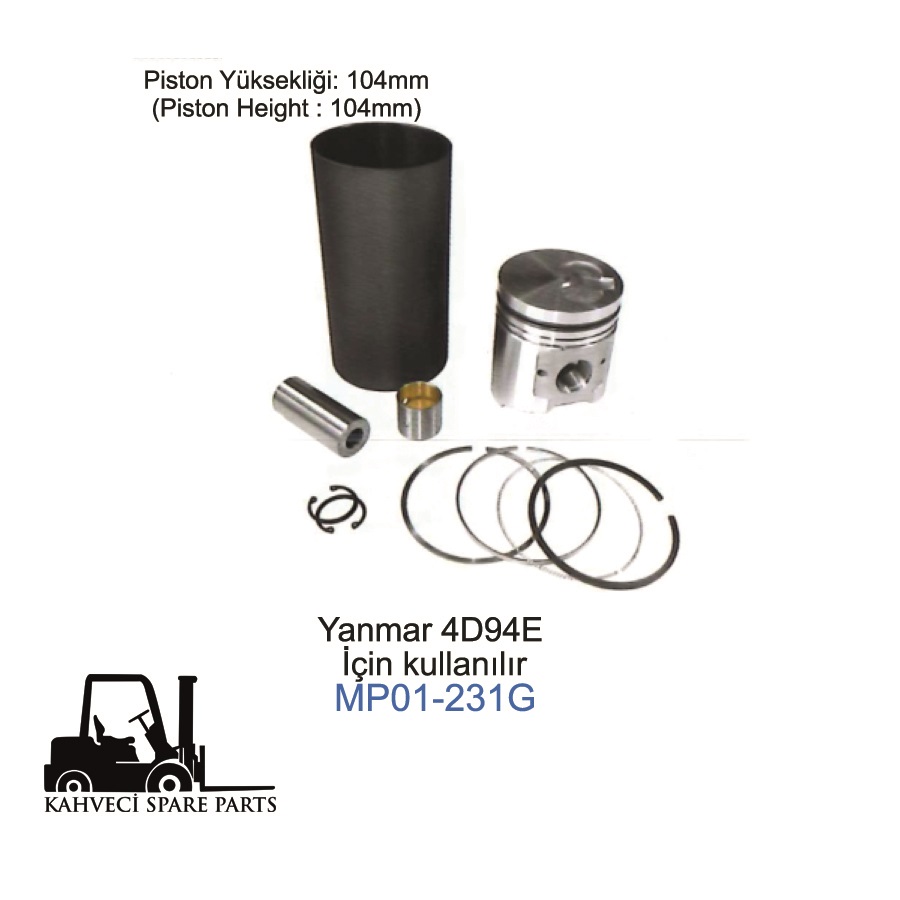 MP01-231G - Silindir Gömlek Set