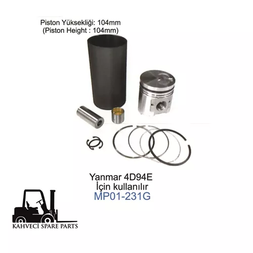 MP01-231G - Silindir Gömlek Set