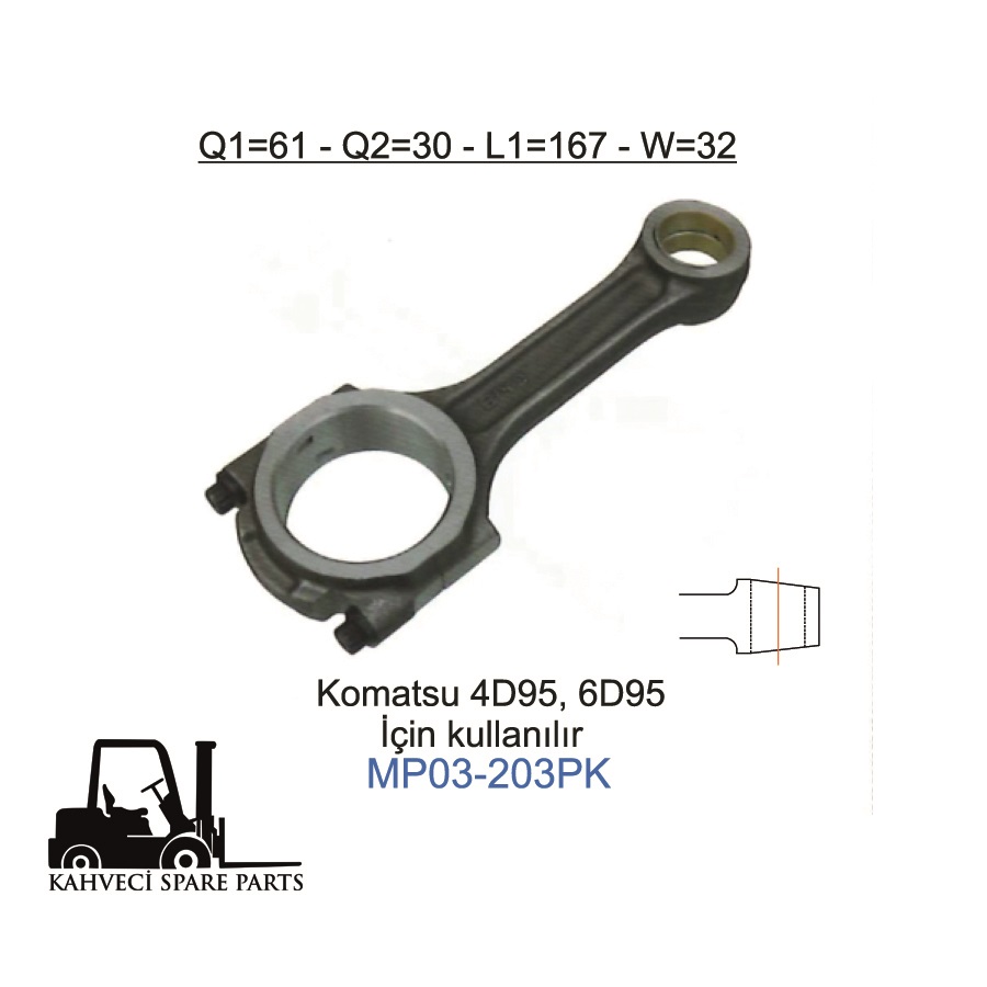 MP03-203PK - Piston Kol