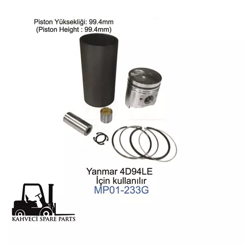 MP01-233G - Silindir Gömlek Set