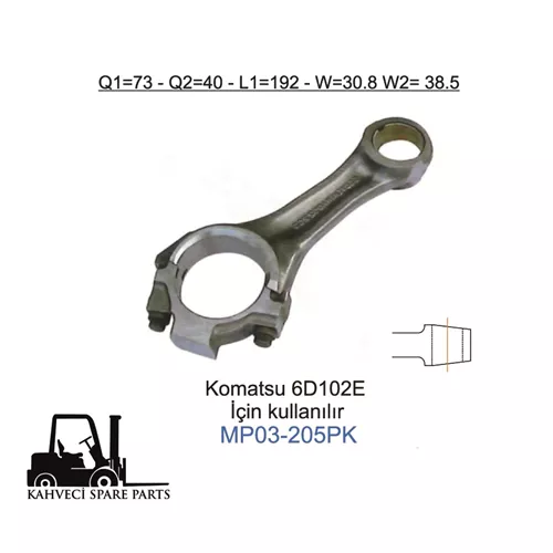 MP03-205PK - Piston Kol