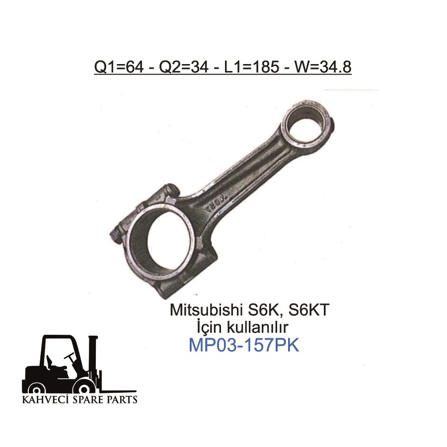 MP03-157PK - Piston Kol