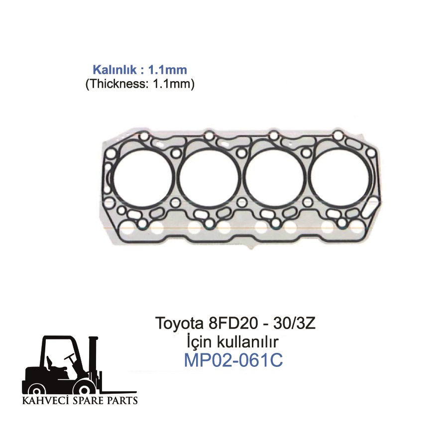 MP02-061C - Silindir Kapak Conta