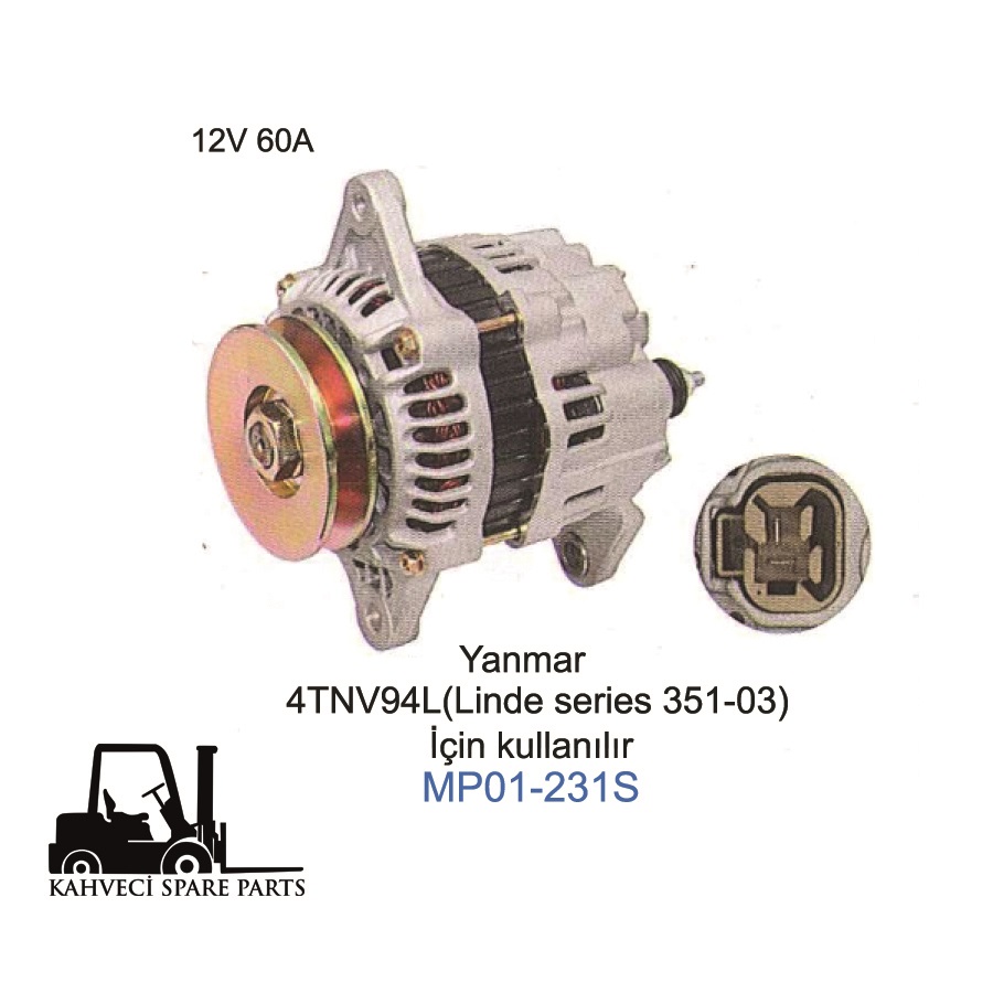 MP01-231S - Şarj Dinamosu