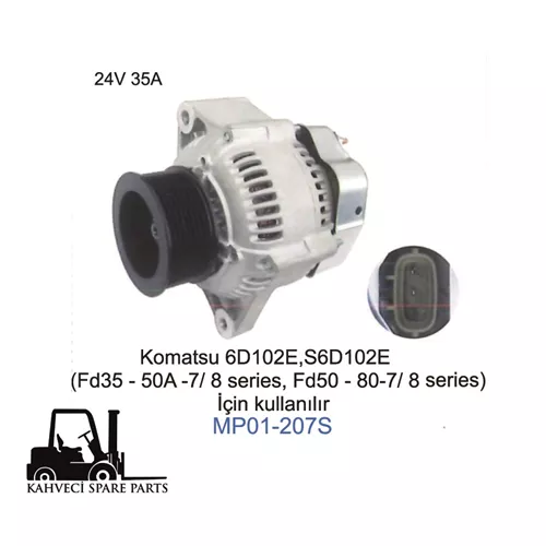 MP01-207S - Şarj Dinamosu