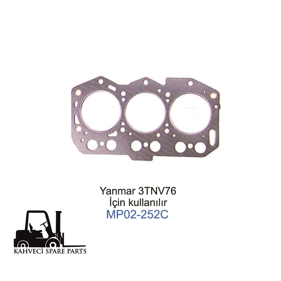 MP02-252C - Silindir Kapak Conta