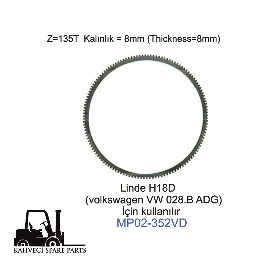 MP02-352VD - Volan Dişli